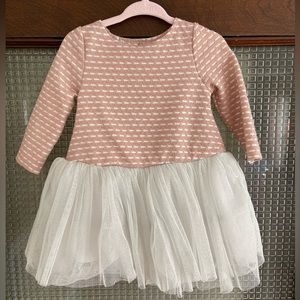 Toddler/Baby tulle sweater dress. 18 months